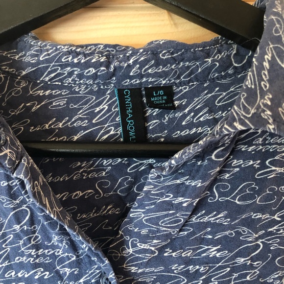 Cynthia Rowley Button Up/Down Night Gown - Picture 3 of 10